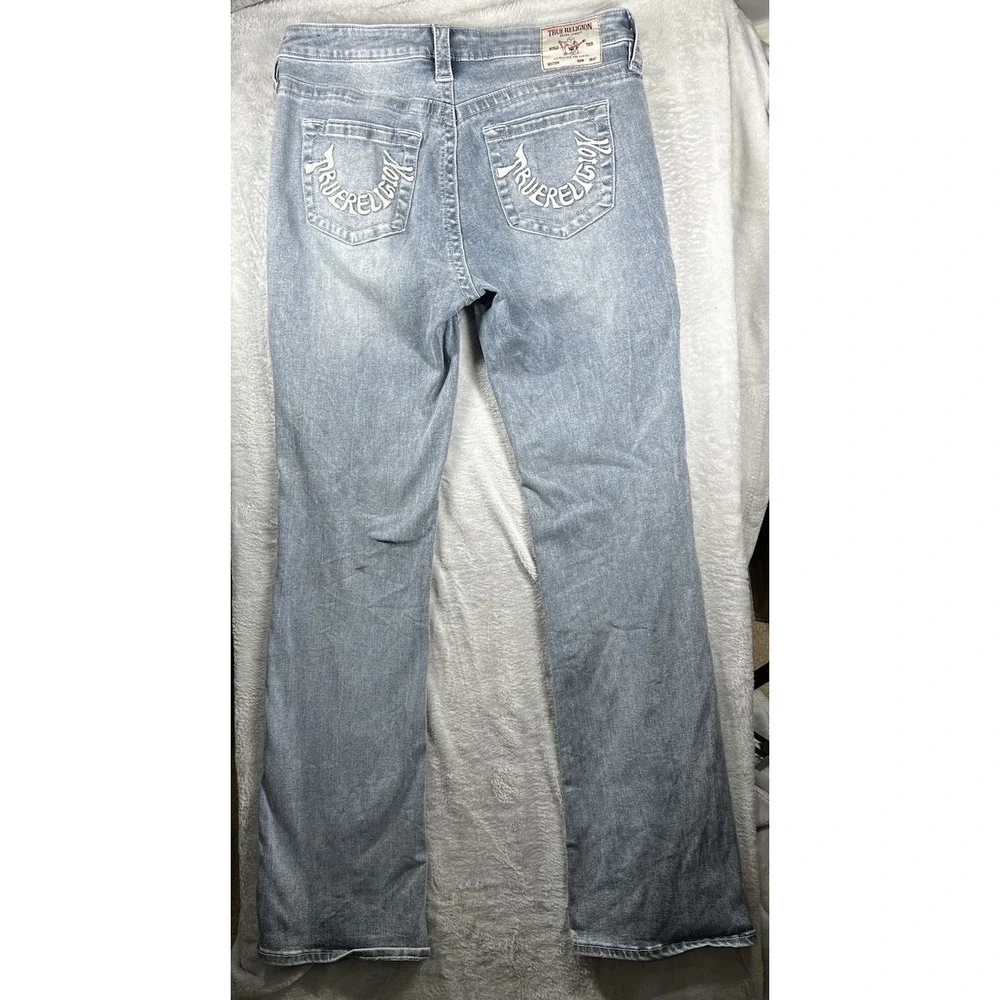 True Religion Jeans Womens Size 32 Becca Mid Rise Bootcut Denim